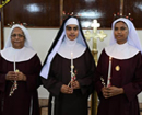 Sr Mary and Sr Philomena got vested and Sr Mary Francina received first profession